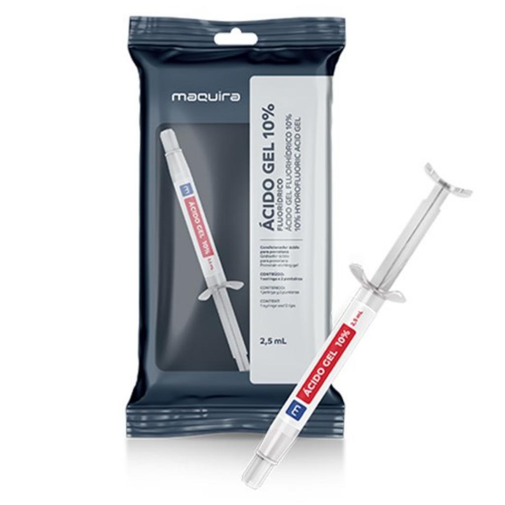Ácido Fluorhídrico Gel 10% Nacional, Jeringa 3 ml