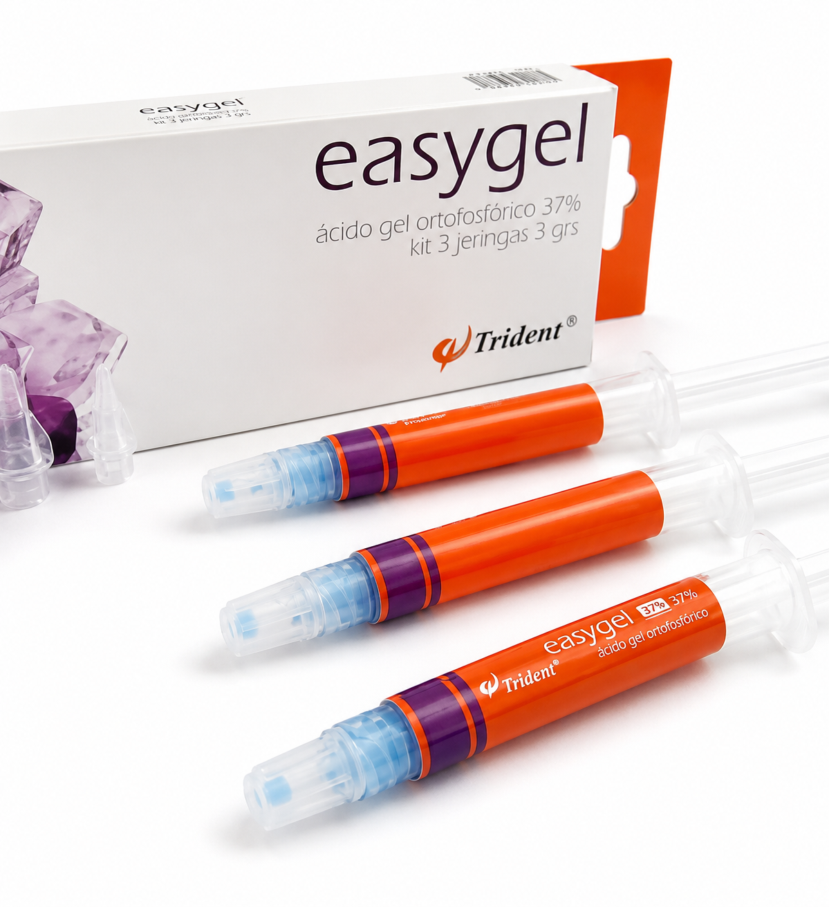 Ácido Ortofosfórico 37% Easygel Kit 3 jeringas - TRIDENT