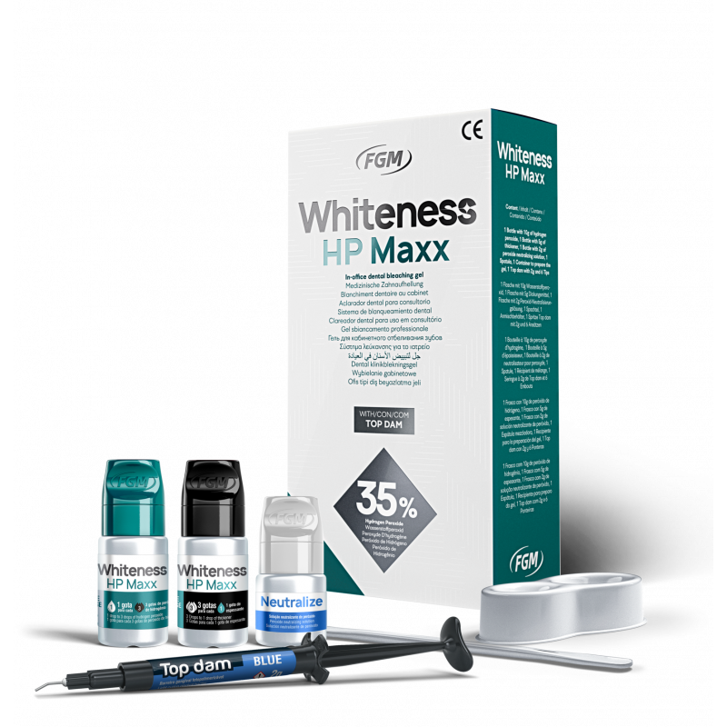 Blanqueamiento Whiteness Hp Maxx 35% Kit 3 Pacientes - FGM