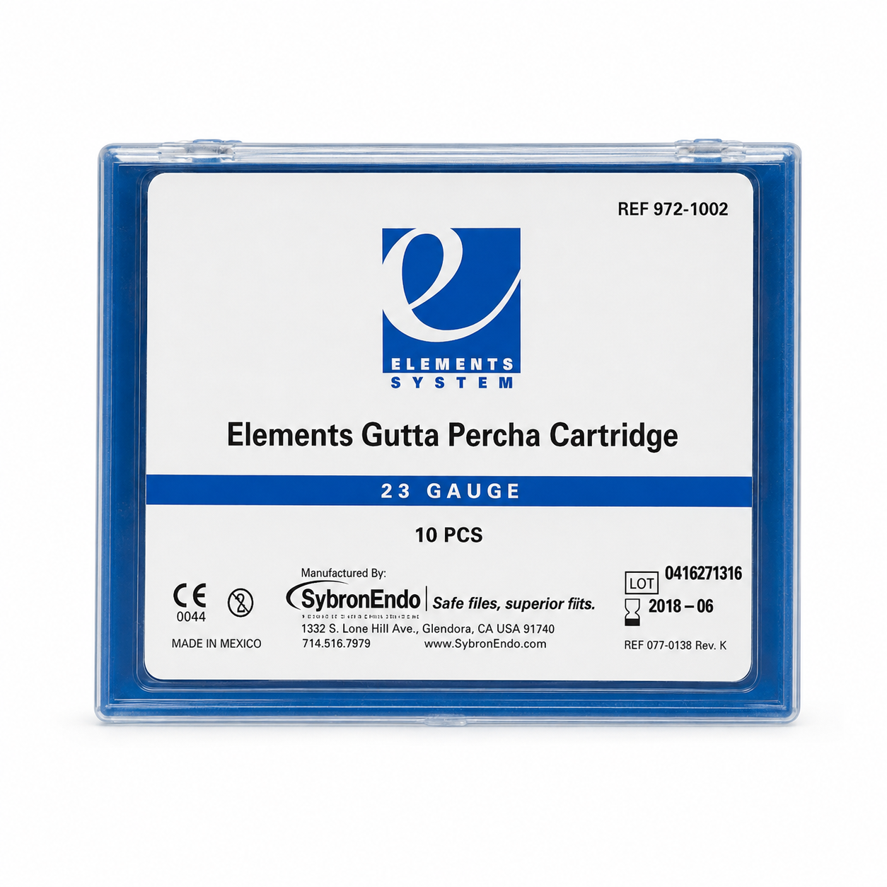 Elements Free Cartucho Mediano Body 10 uds - KERR