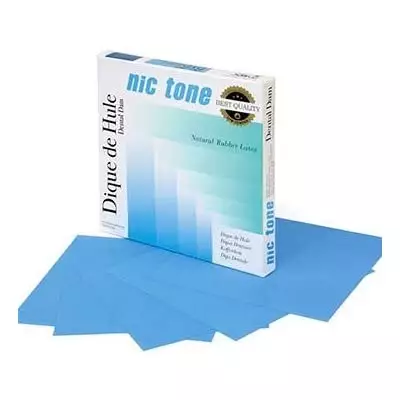 Goma Dique 6×6 Azul - Nic Tone