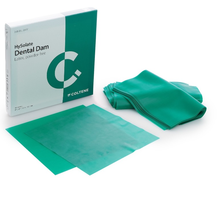 Goma Dique Látex Verde Medio (52 Hojas) - Hygenic