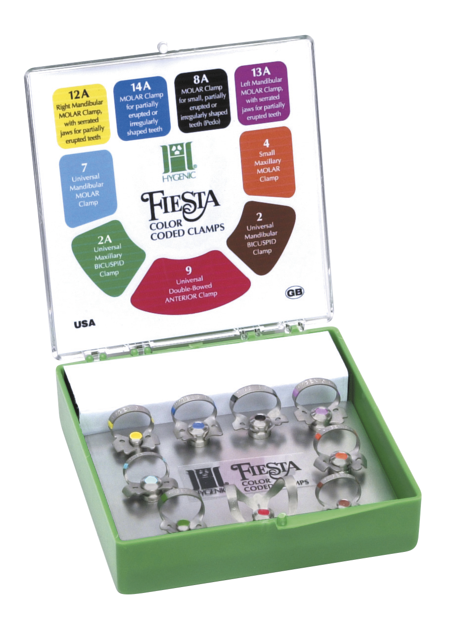 Estuche Fiesta Con 9 Clamps C/Aleta Sin Organizador - HYGENIC