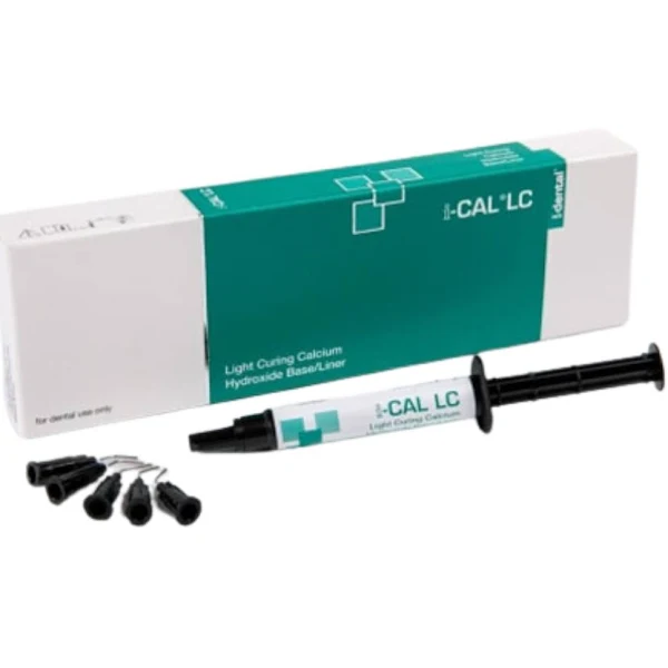 I-Cal LC Hidróxido de Calcio Fotocurado Jeringa 2,5 grs - I DENTAL