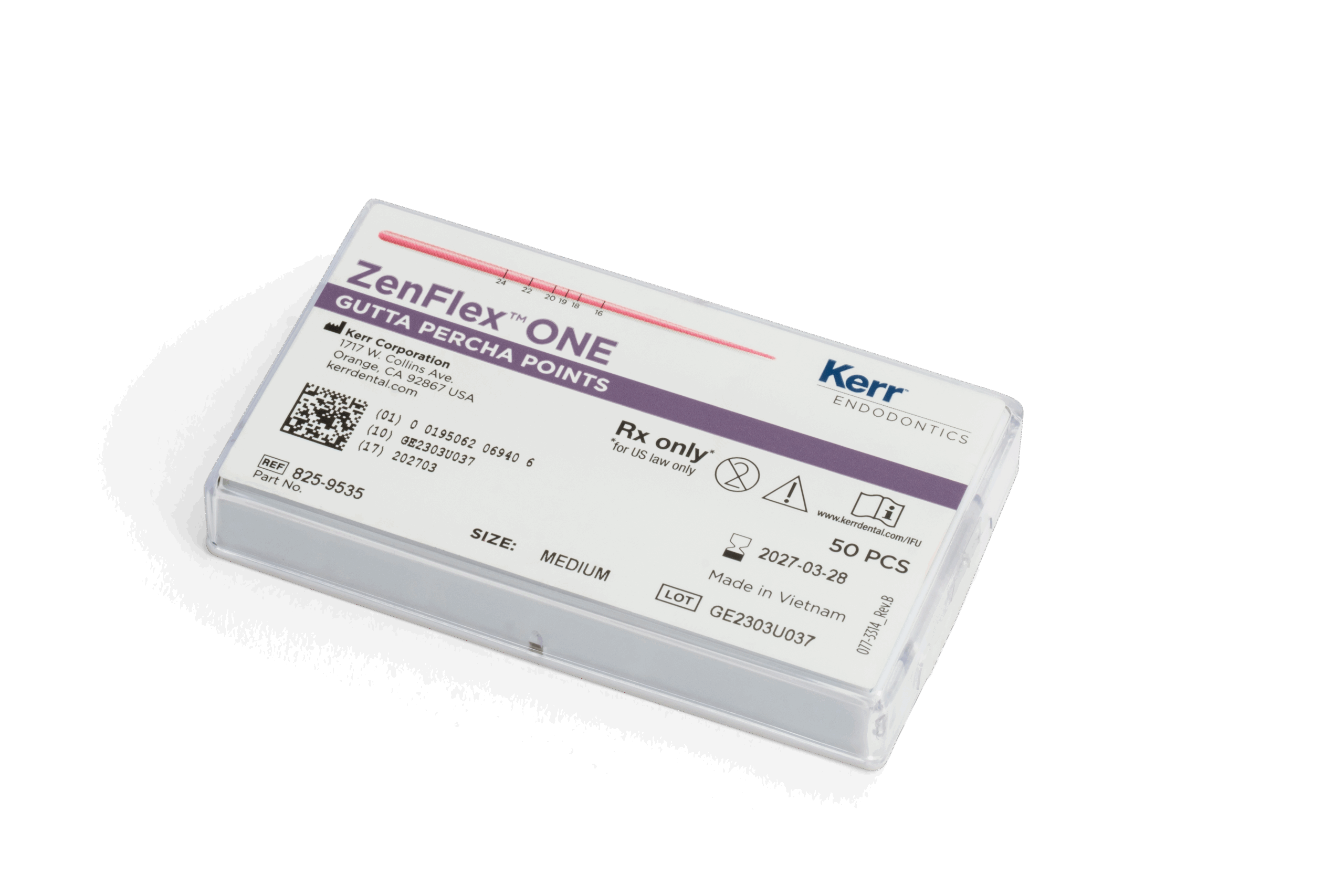 Conos Gutta Percha Zenflex One - KERR
