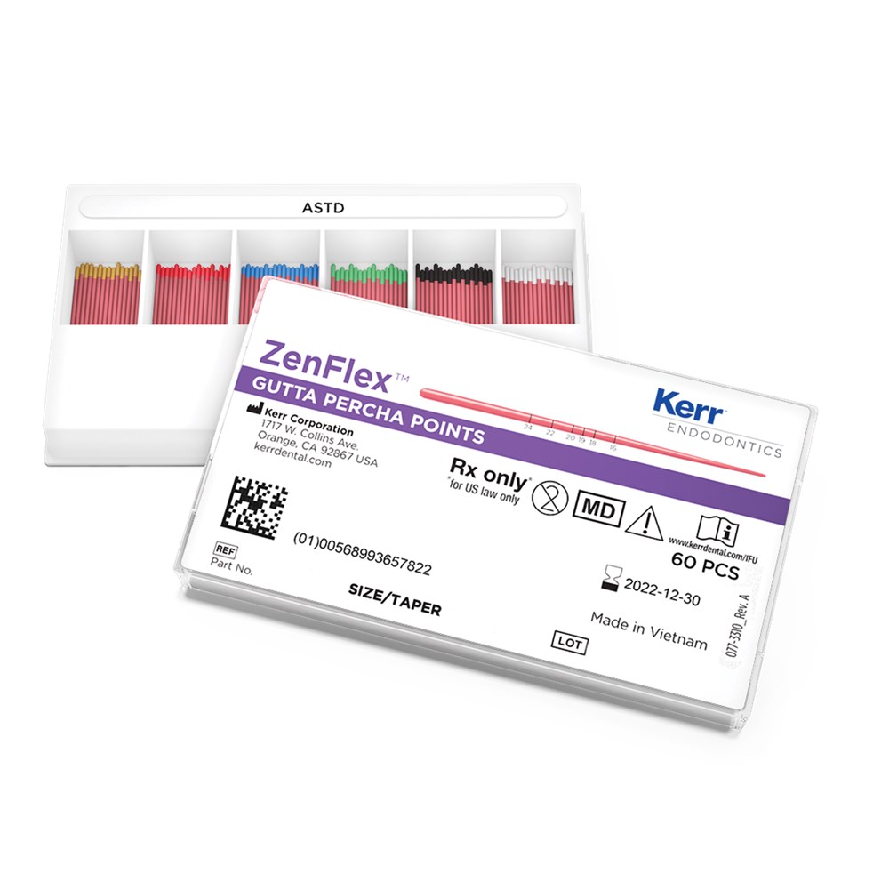 Zenflex Pre-Tip Gutta Percha Point - KERR