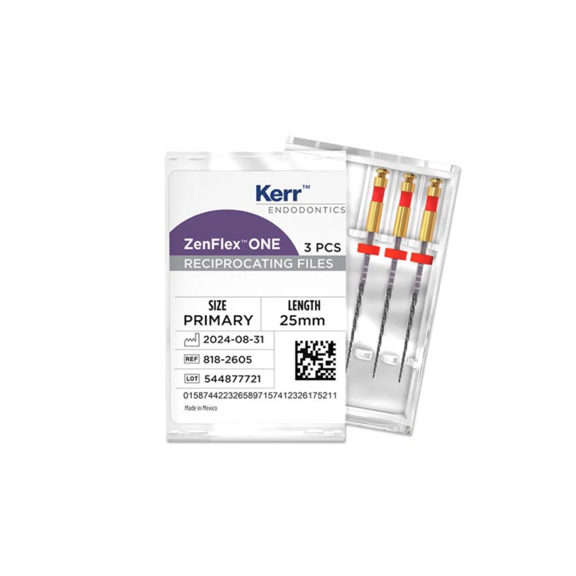Zenflex One Reciprocante Niti File 25mm - KERR