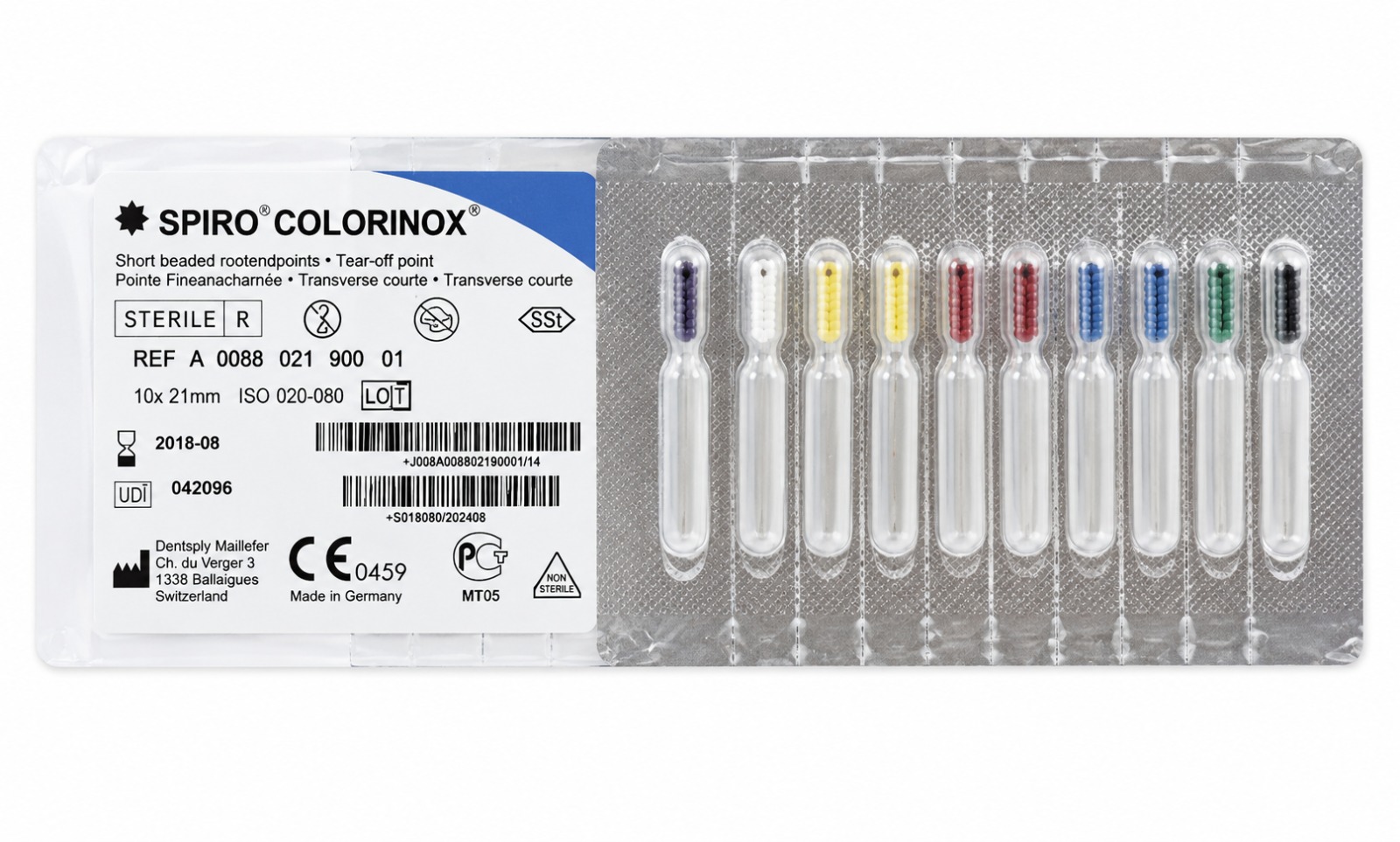 Tiranervio Corto Blíster 10 uds - DENTSPLY