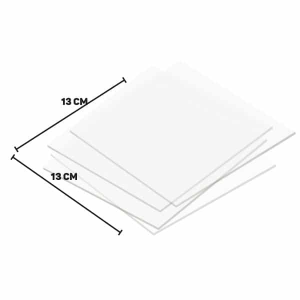 Láminas De Acetato Transparente 1 mm 20 Uds - EHROS