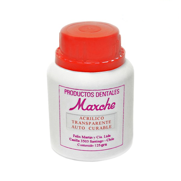 Acrílico Transparente Rapido Autocurado 250 grs - MARCHE