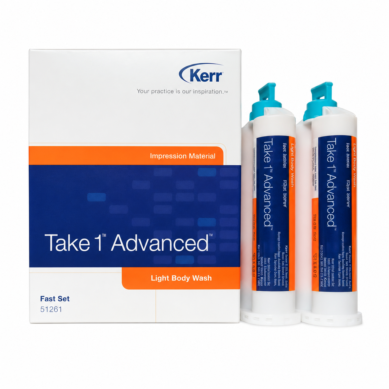 Silicona Take 1 Advanced Liviana Set 2x50 ml - KERR