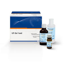 Rebasado Duro Ufi Gel Hard C Set cartucho 80gr adhesivo frasco 10 ml - VOCO