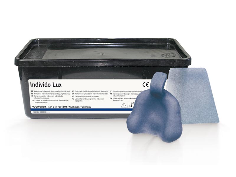 Cubeta Individo Lux Azul Opaco Superior F/C 50 uds — VOCO