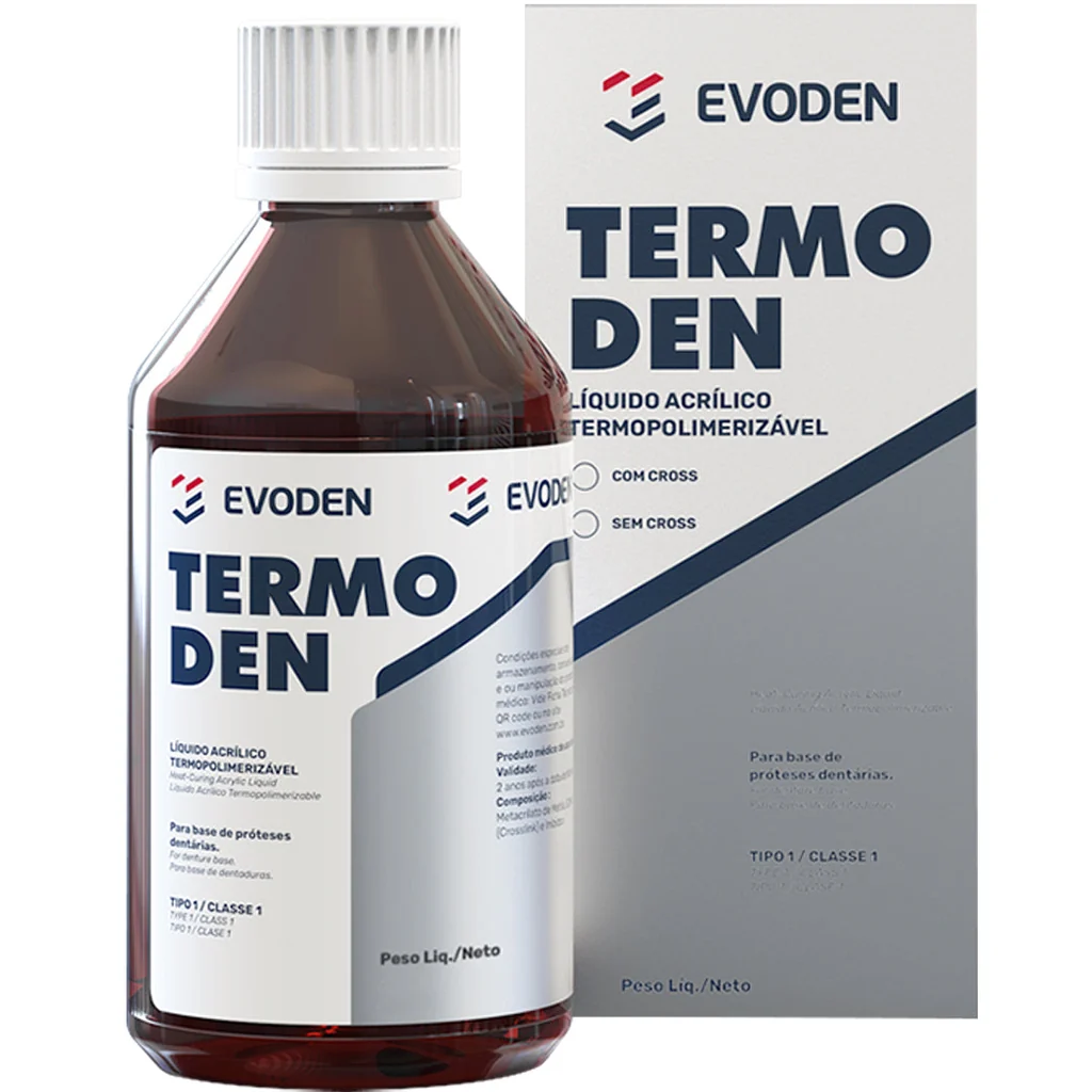 Termoden Líquido Acrilico Com Cross - EVODEN