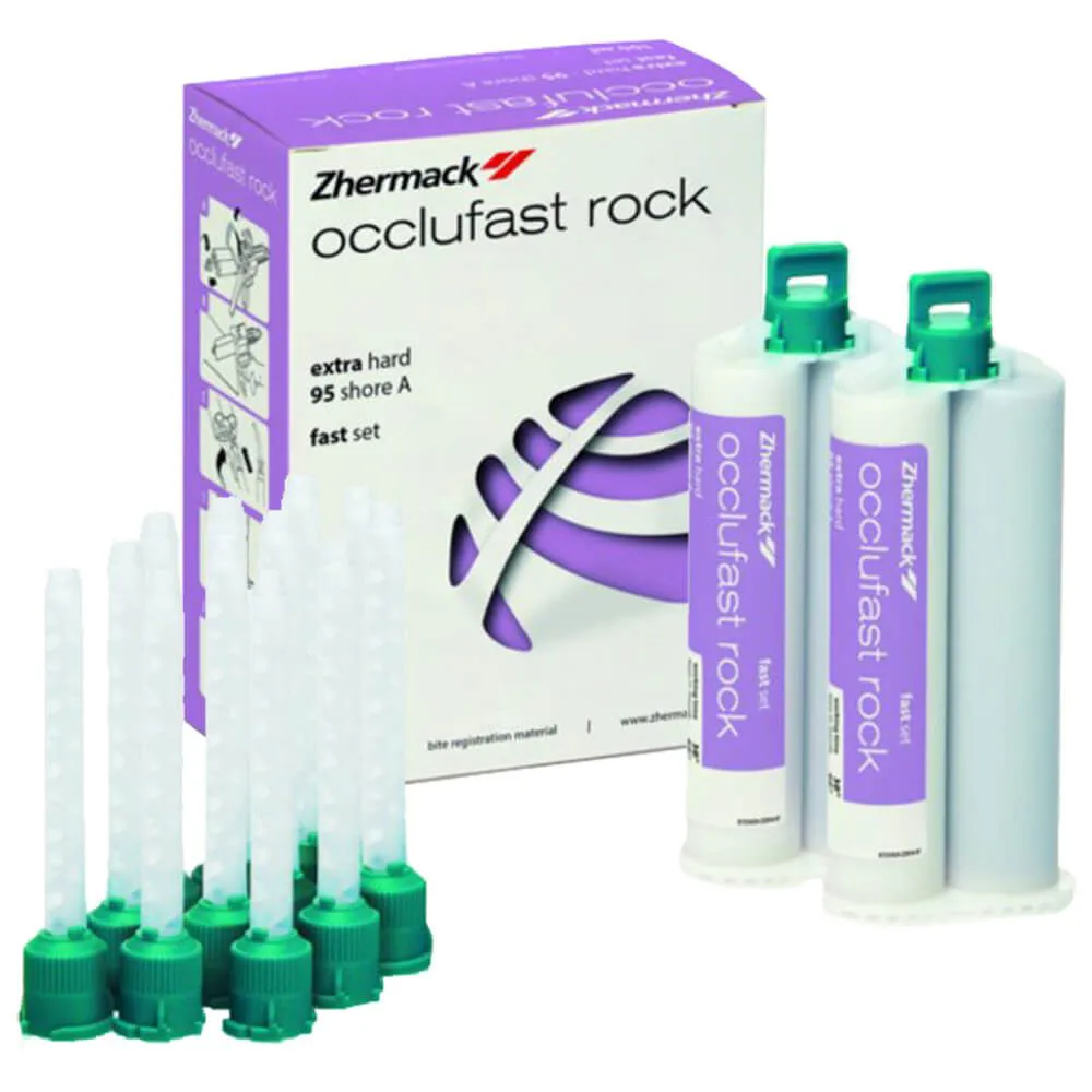 Silicona Adición Registro de Mordida Occlufast Rock 2x50 ml - DENTSPLY