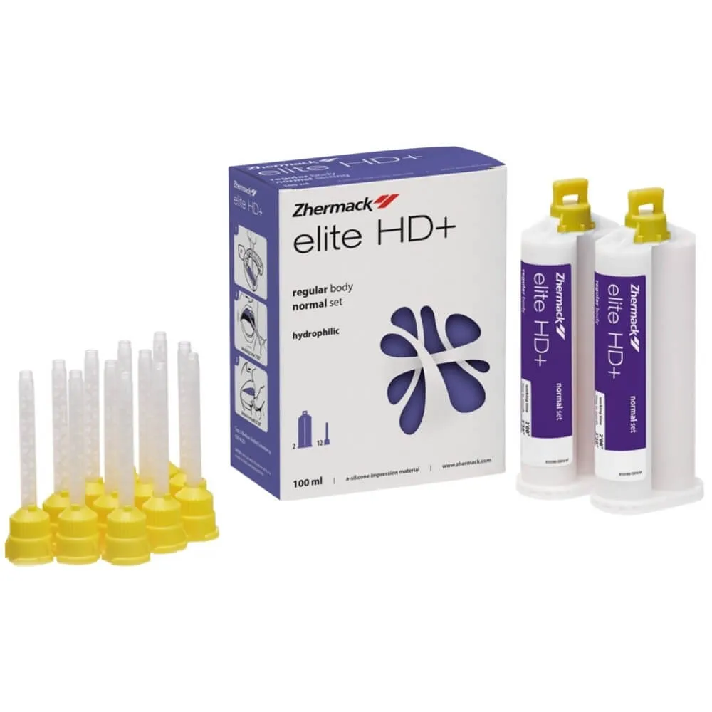 Silicona Adición Regular Elite HD+ Regular 2x50 ml - DENTSPLY