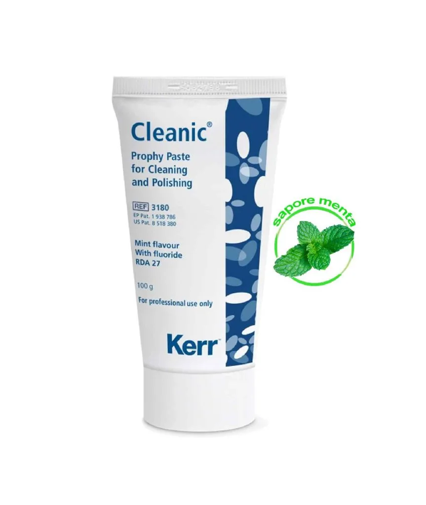 Pasta Profilactica Cleanic Tubo Con Flúor  Menta 100 grs - KERR