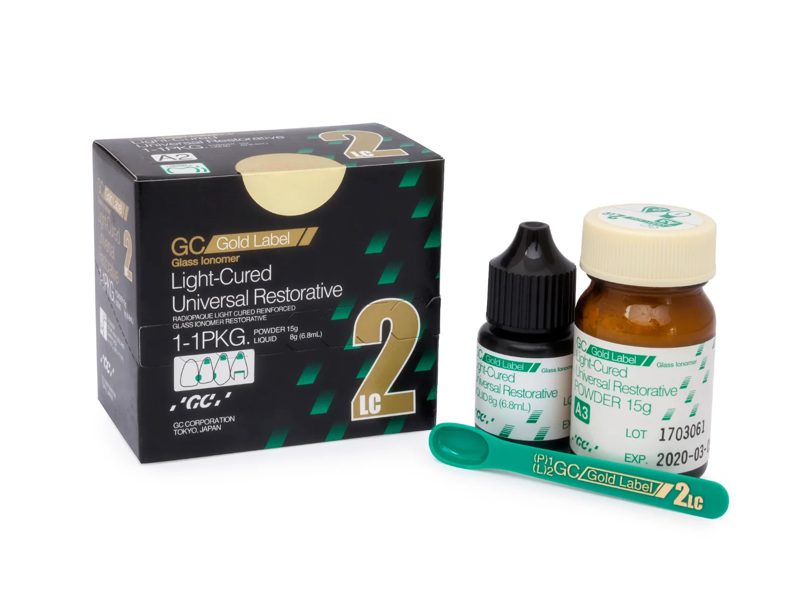 V.Ionómero Gc Gold Label 2 Lc A1 Polvo - GC