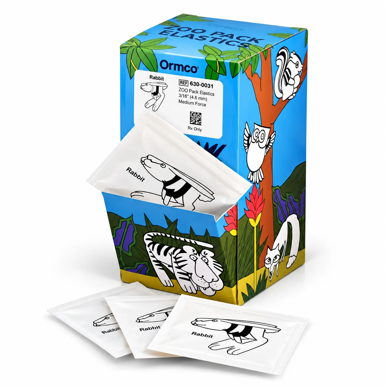 Elásticos Zoo Pack - ORMCO