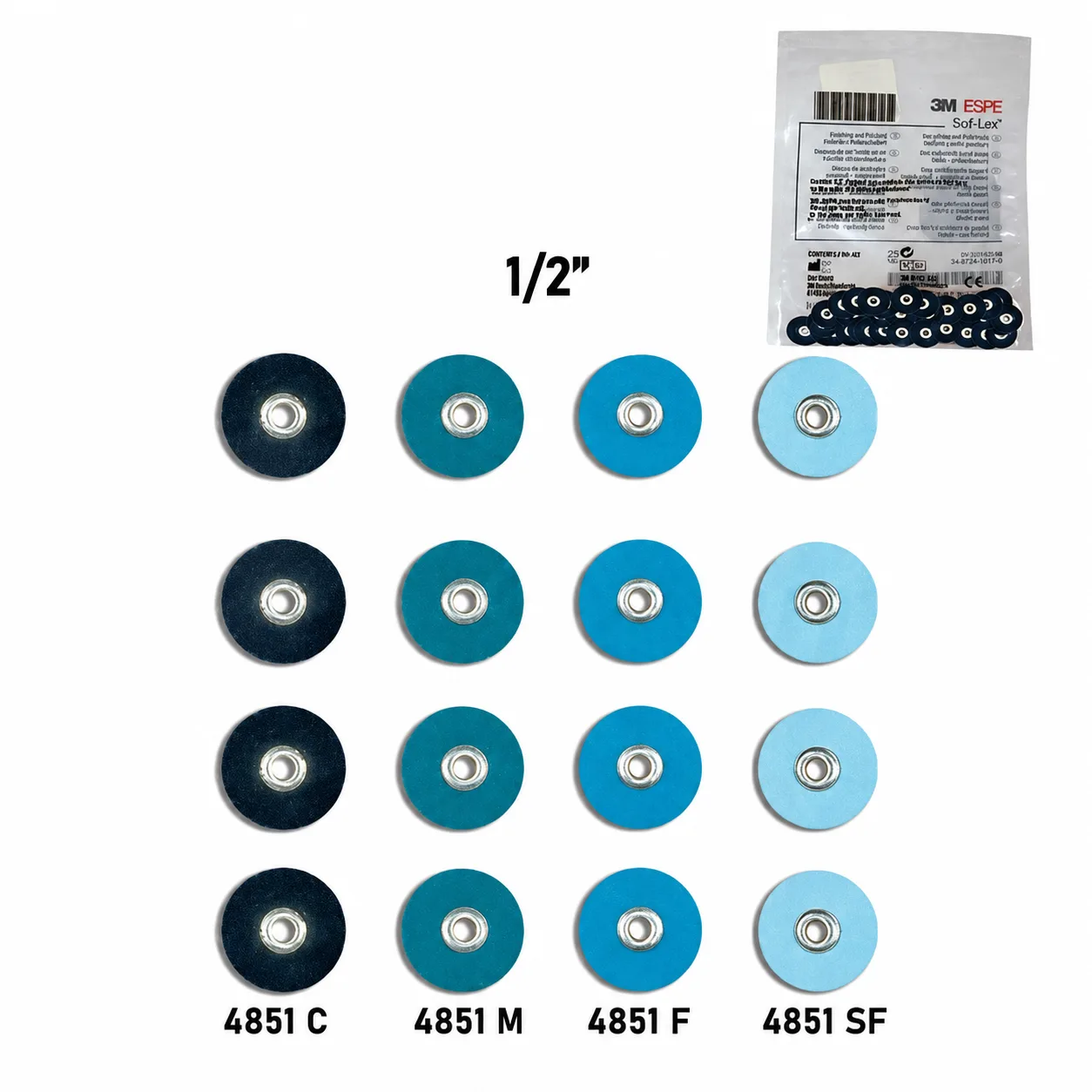 Disco Sof - LEX 1/2" 30 uds - SOLVENTUM