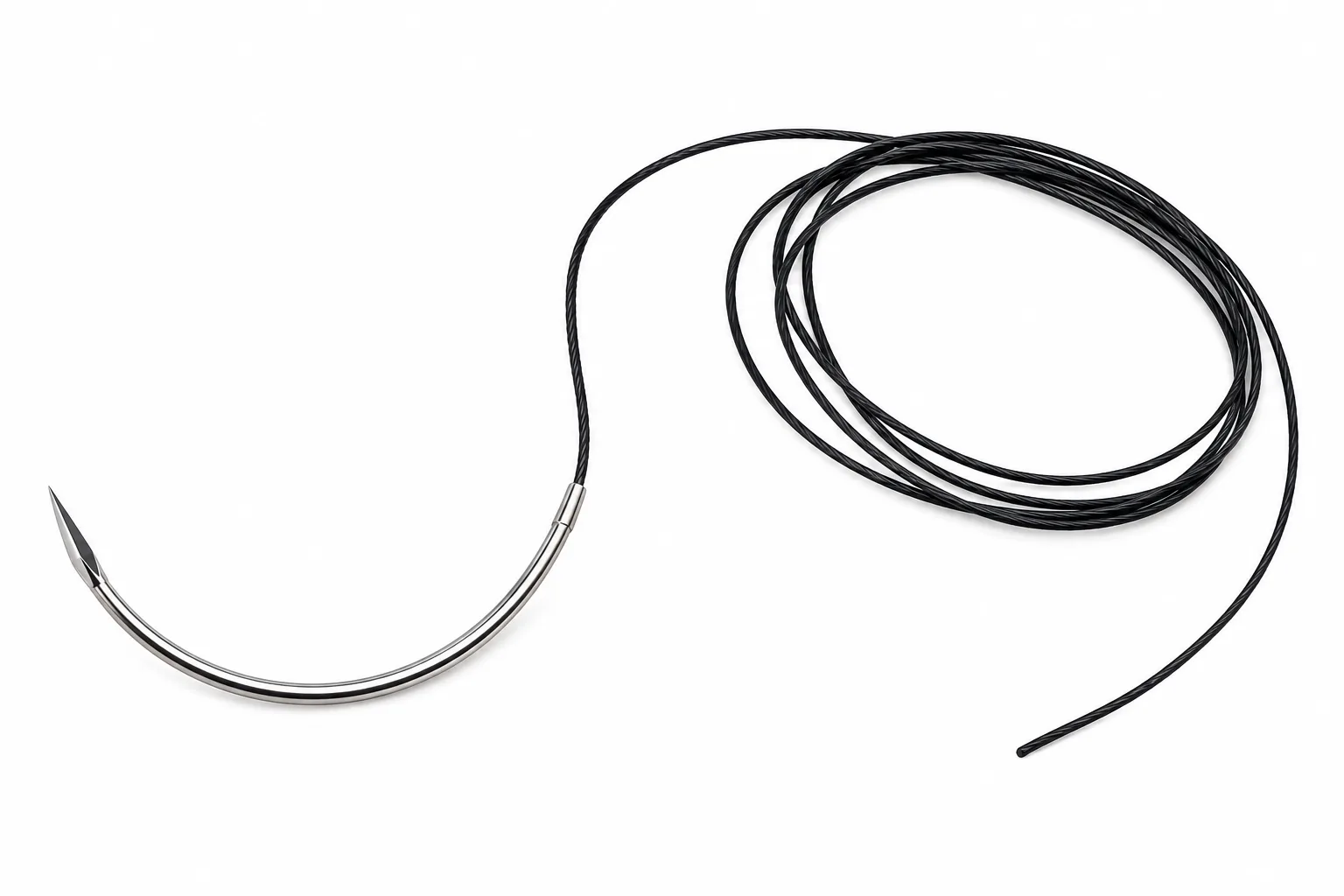 Sutura de Seda Negra 4.0 Aguja Triangular 17 mm 3/8 Caja 12 uds - UNILENE