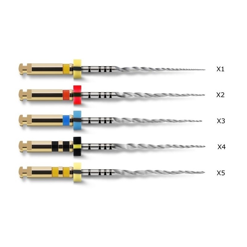 Lima ProTaper Next 21 mm X1–X3, 3 uds – DENTSPLY