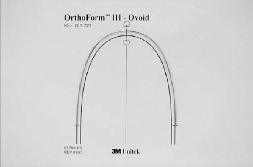 Arco Acero Permachrome OrthoForm III con Postes 0.016 × 0.022 28 mm – SOLVENTUM