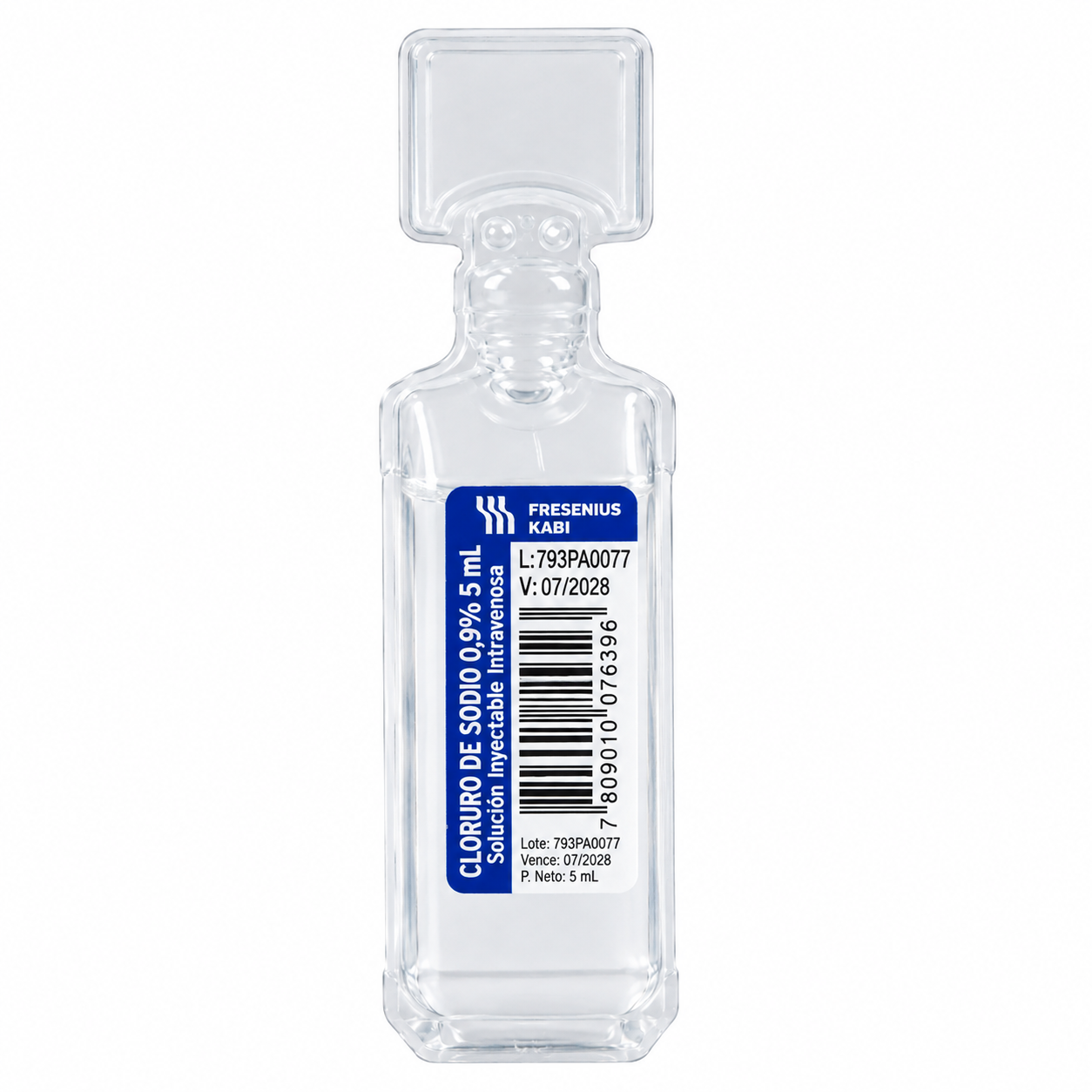 Suero Fisiológico al 0,9% de 5 cc – VARIAS MARCAS