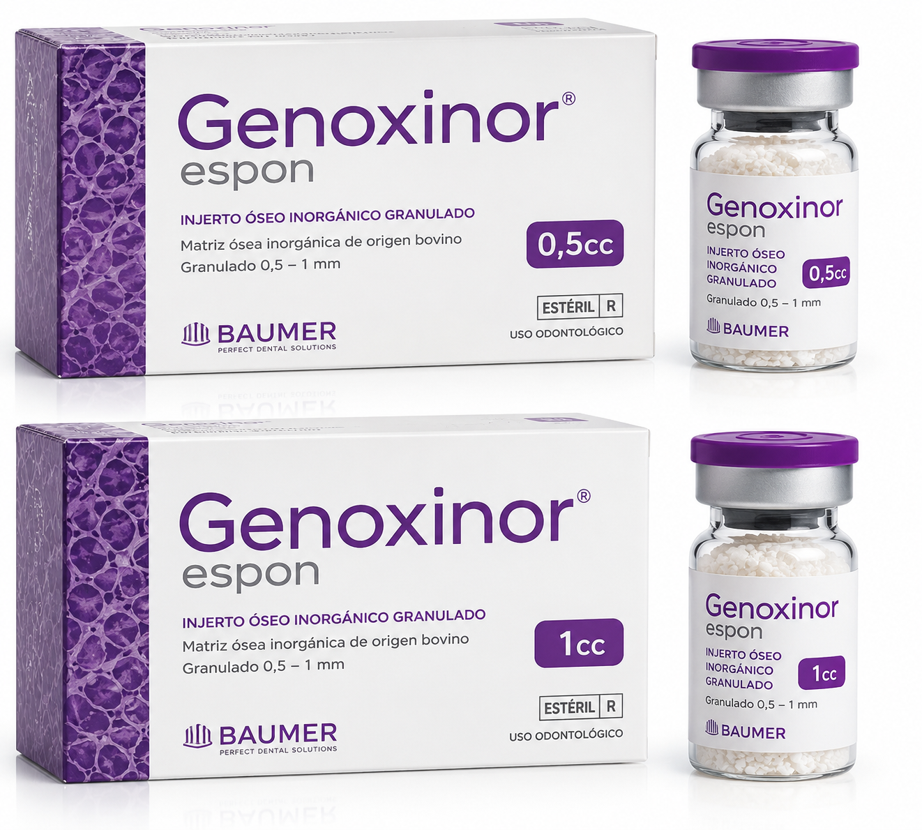 Genoxinor Espon Injerto Oseo Inorganico Granulado - BAUMER