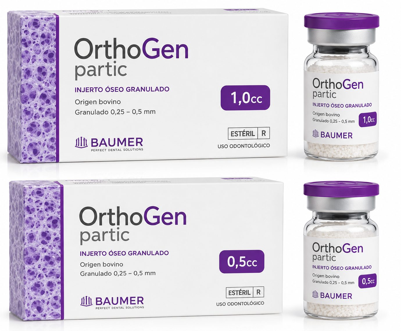 OrthoGen Partic Injerto Óseo Granulado - BAUMER