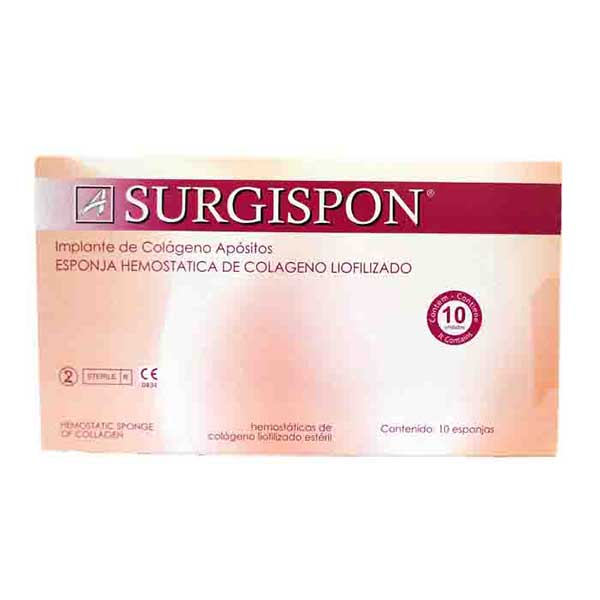 Esponja Hemostática Surgispon 10 uds - SURGISPON
