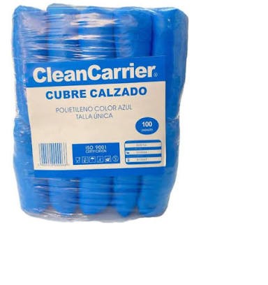 Cubre Calzado Tela Azul Antideslizante 100 uds - CLEANCARRIER