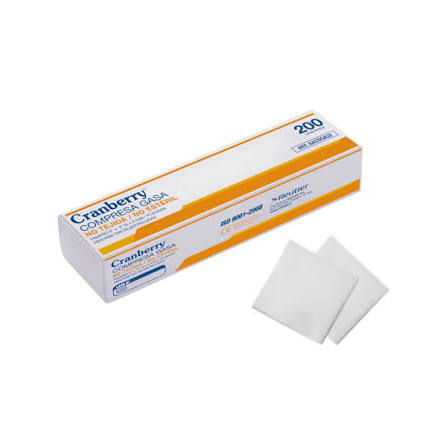 Gasa Sin Algodón 5X5 cm 200 uds - REUTTER