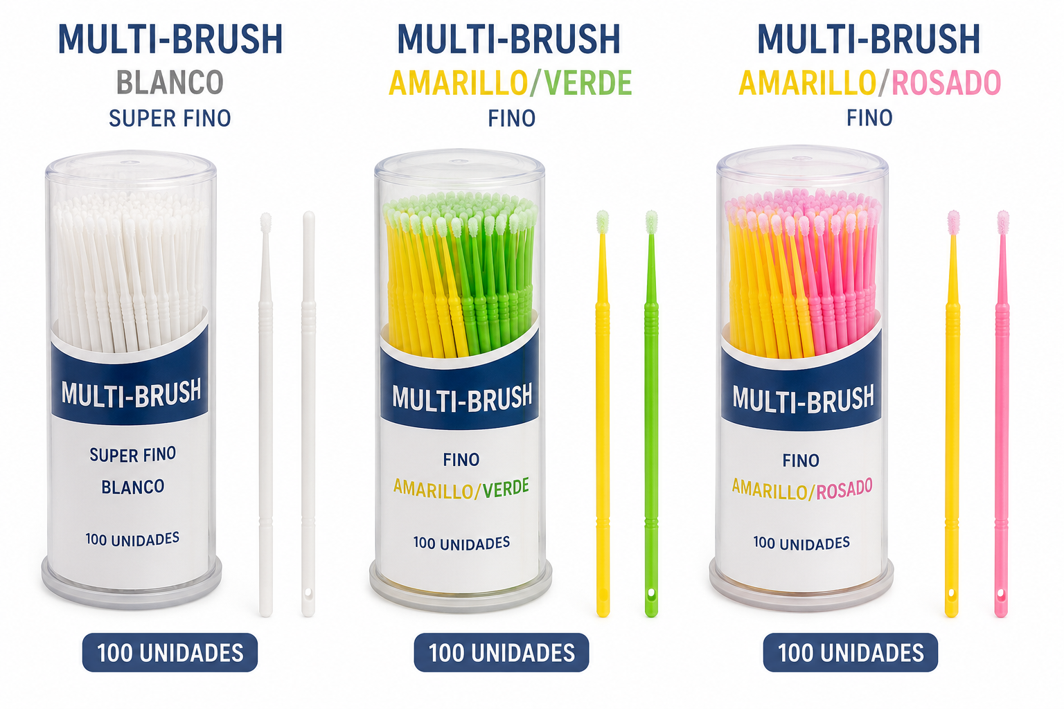 Multi - BRUSH 100 uds - MICRO BRUSH